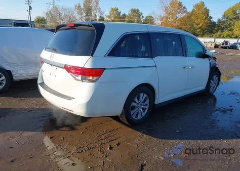 2015 Honda Odyssey Ex-L z USA, uszkodzony, nr VIN 5FNRL5H64FB037695